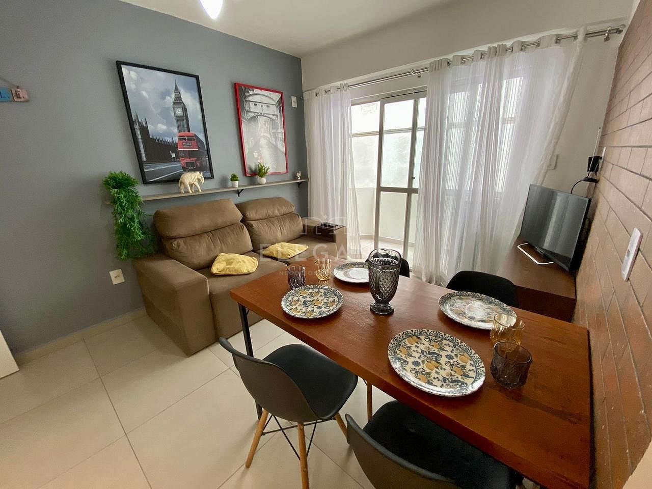 Apartamento na Quadra do mar