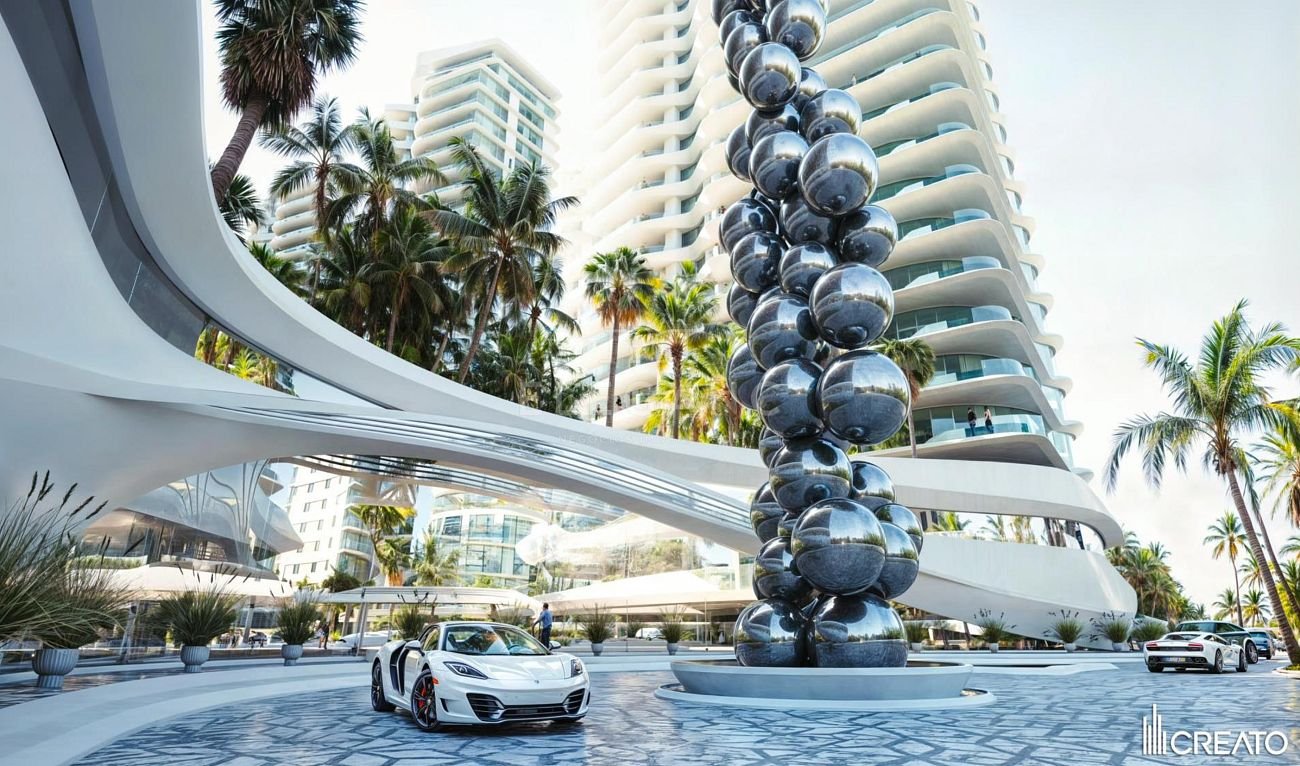 A renomada marca de luxo Versace eleva o padrão de empreendimento na Praia Brava
